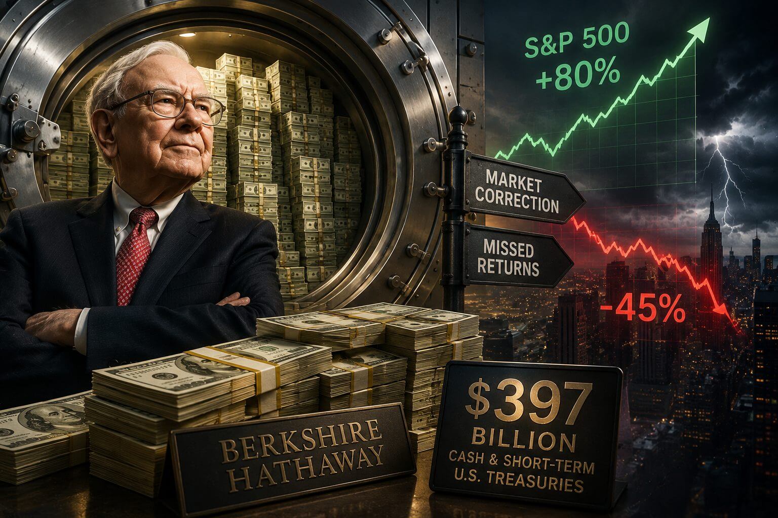 Berkshire wacht op marktcorrectie terwijl S&P 500 fors stijgt
