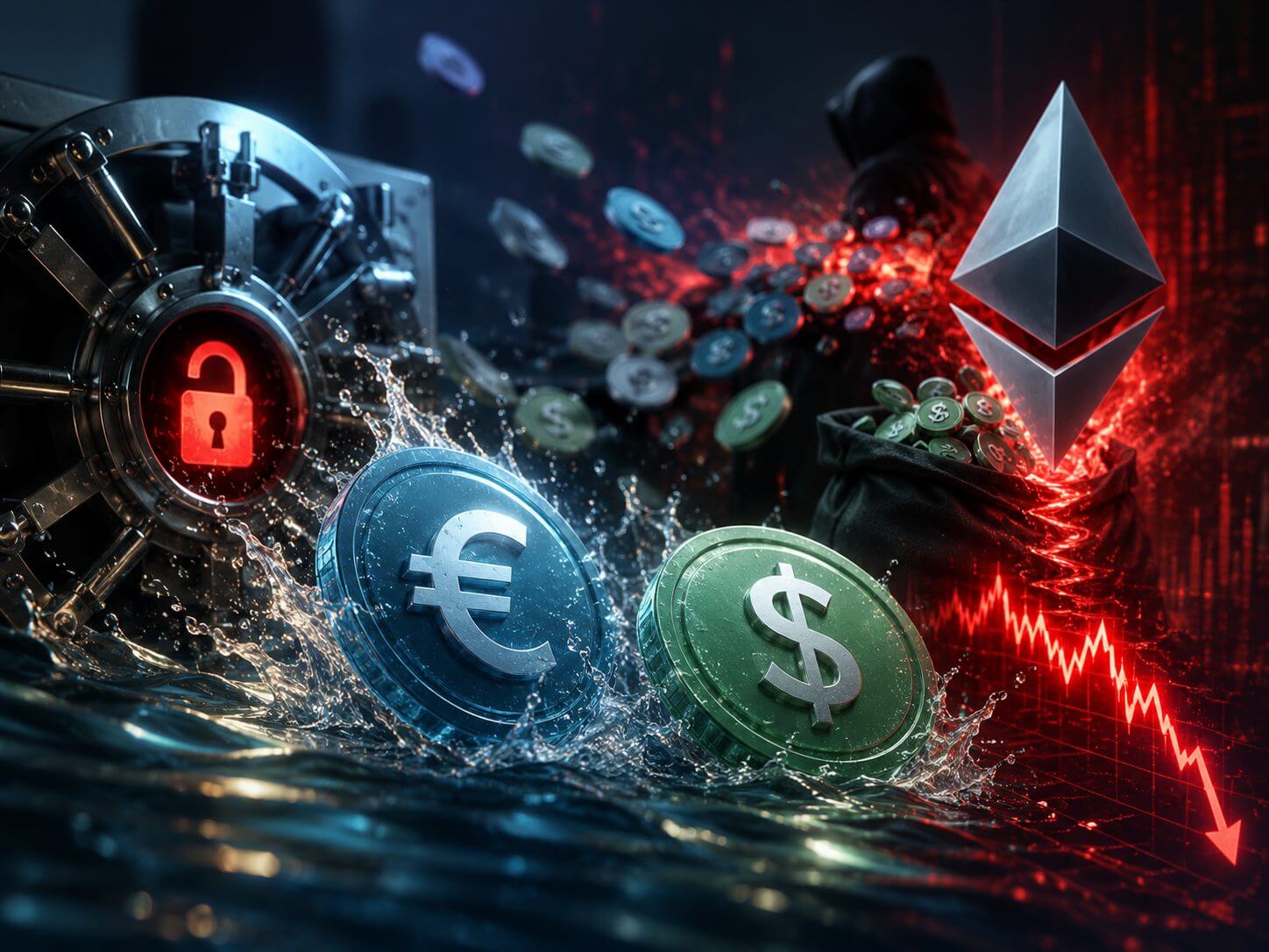 Europese stablecoins crashen na exploit van miljoenen dollars