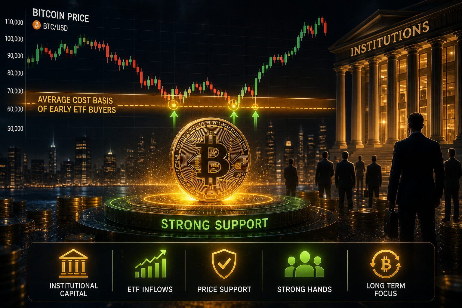 Bitcoin rebound wijst op veranderende marktstructuur
