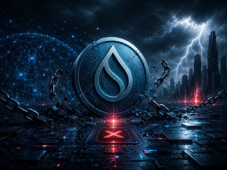 blockchain stopt bijna een uur met produceren