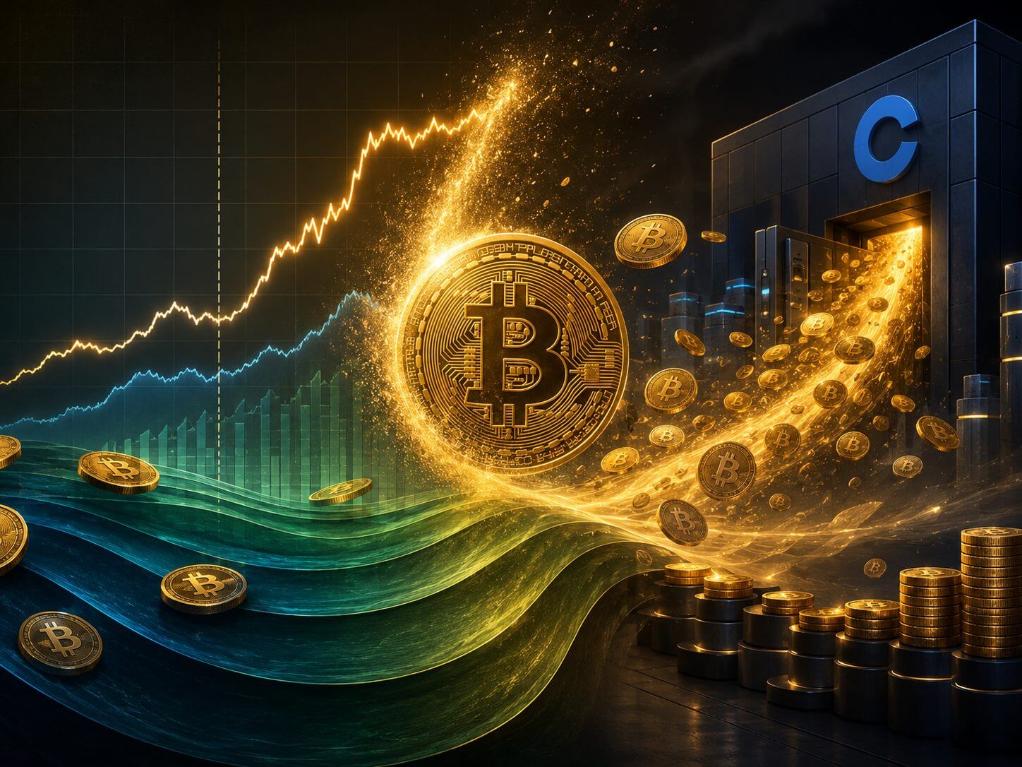 Bitcoin analist waarschuwt voor vertekend beeld na grote Coinbase beweging