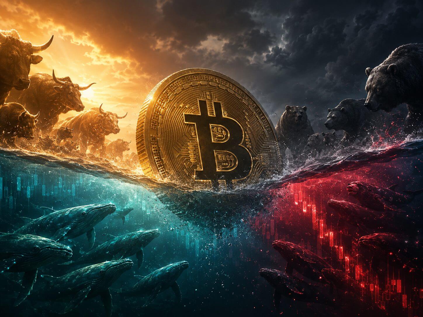 Bitcoin whales openen shorts terwijl retail bullish blijft