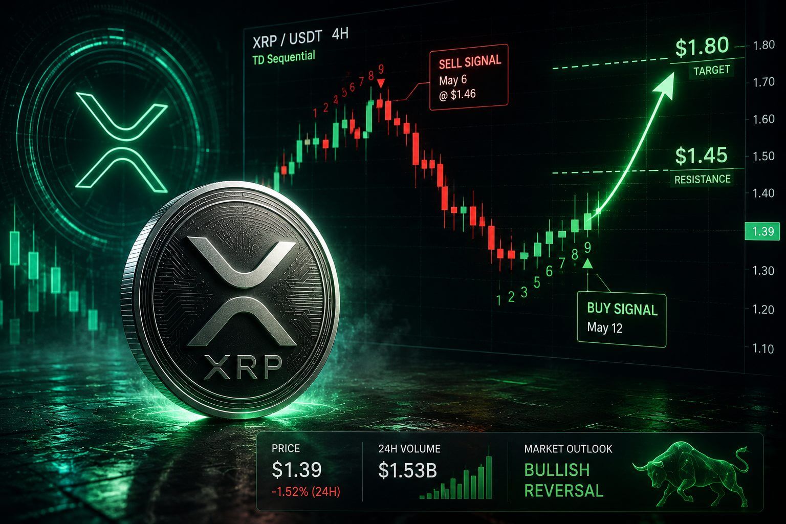 XRP krijgt koopsignaal na recente daling