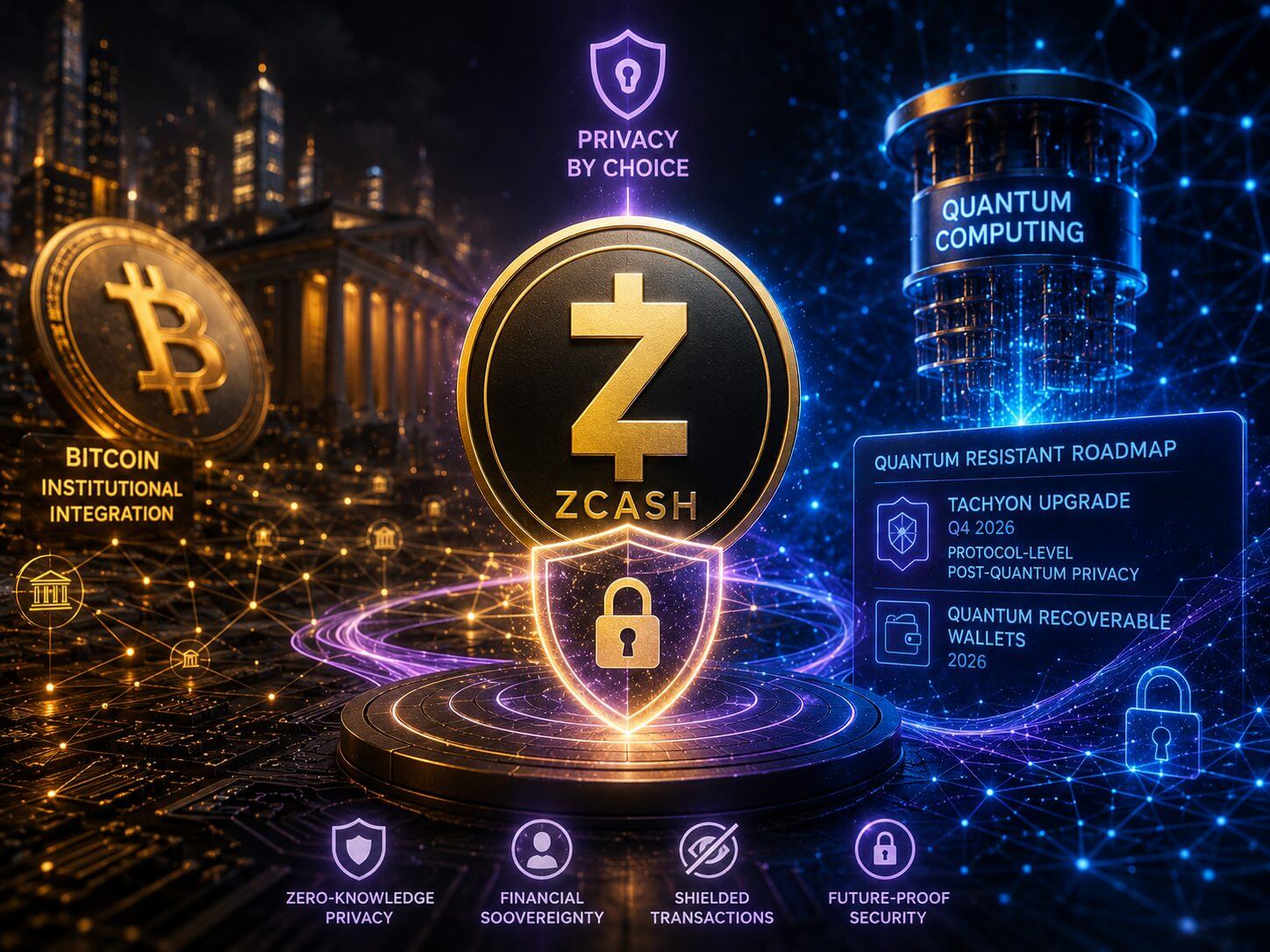 Zcash werkt aan quantumbestendige wallets en privacy upgrades