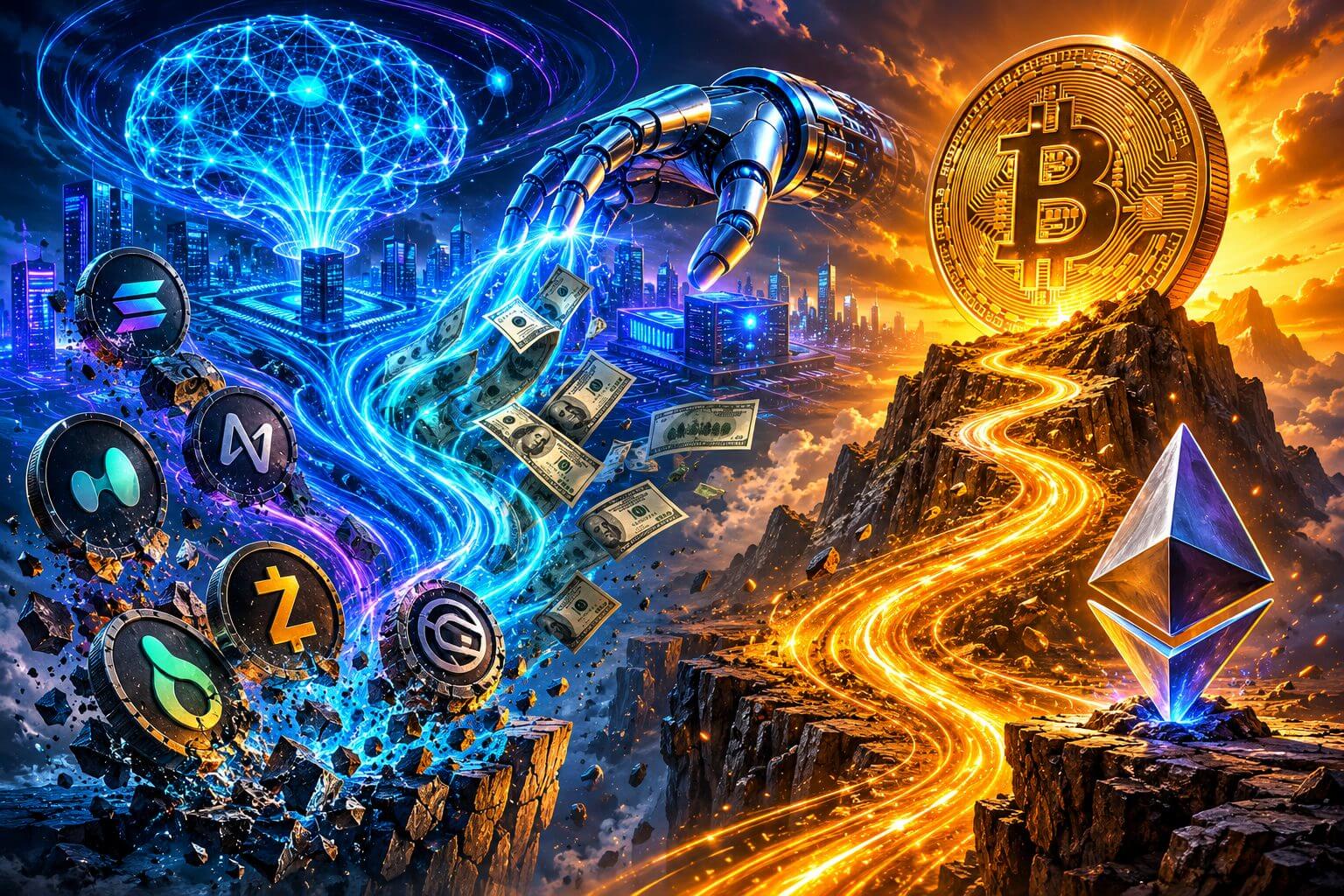Bitcoin koers dreigt verder te dalen richting $52K