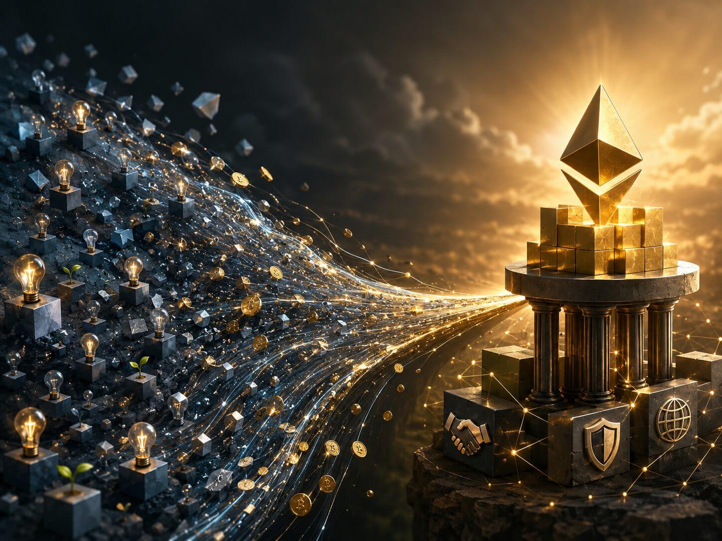 Crypto financieringsrondes dalen fors: minder experimenten, meer bewezen projecten