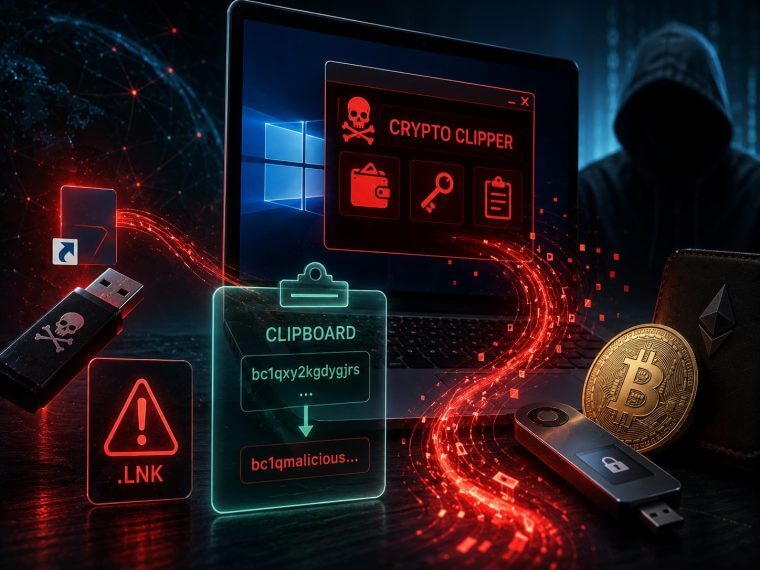 Microsoft waarschuwt voor crypto clipper malware via Tor