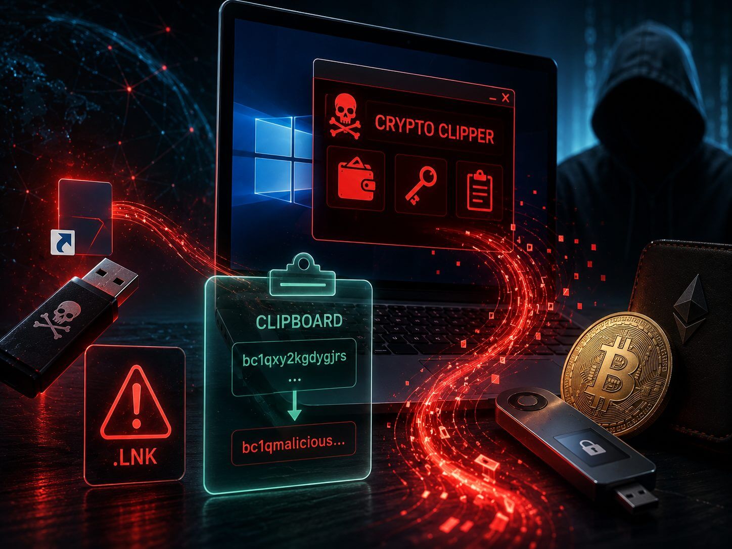 Microsoft waarschuwt voor crypto clipper malware via Tor