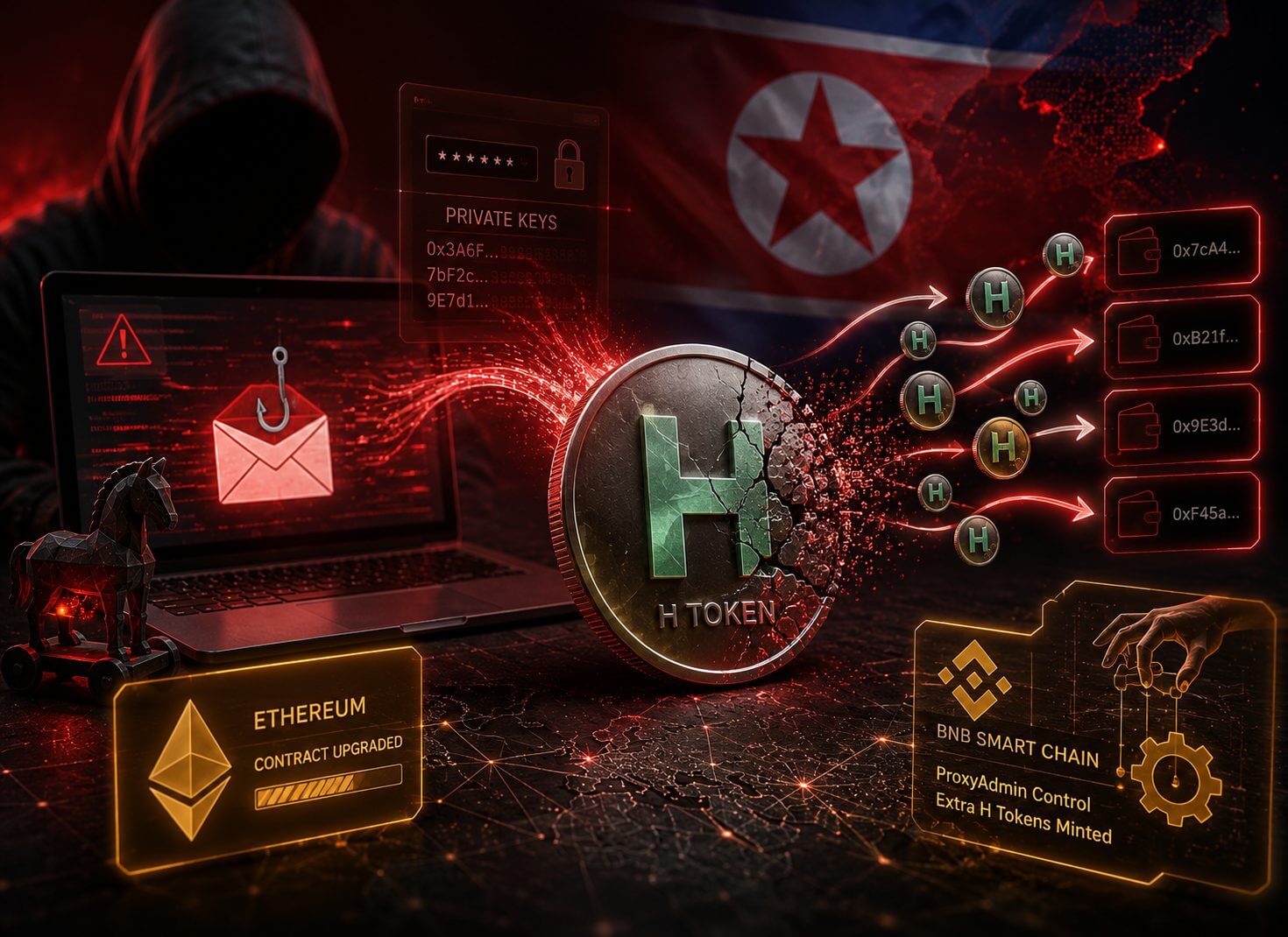 Humanity Protocol hack van 141 miljoen H tokens wijst op Noord-Koreaanse hackers