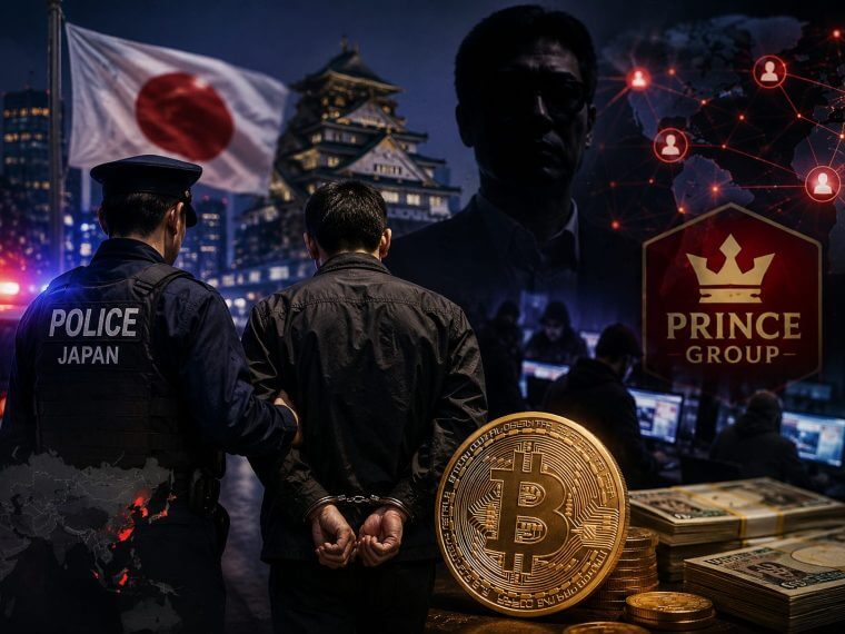 Topfiguur Bitcoin scam netwerk van $15 miljard opgepakt in Osaka