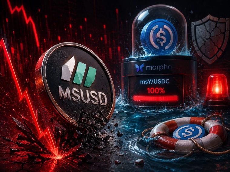 MSUSD stablecoin keldert 85% na beëindigen verificatiecontract