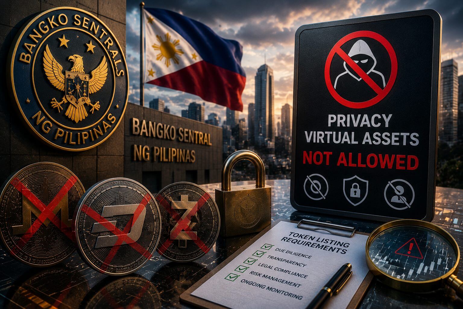Filipijnen verbieden privacy coins op crypto exchanges