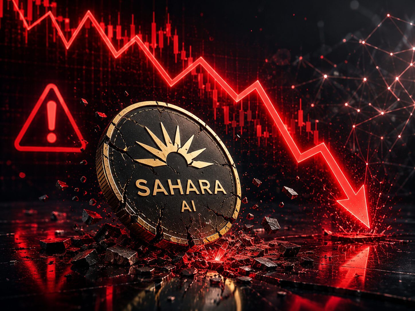 Sahara AI token koers keldert met 60% na abnormale volatiliteit